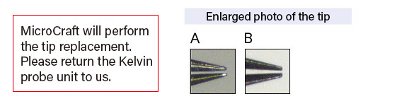 Kelvin Needle Probe Tip